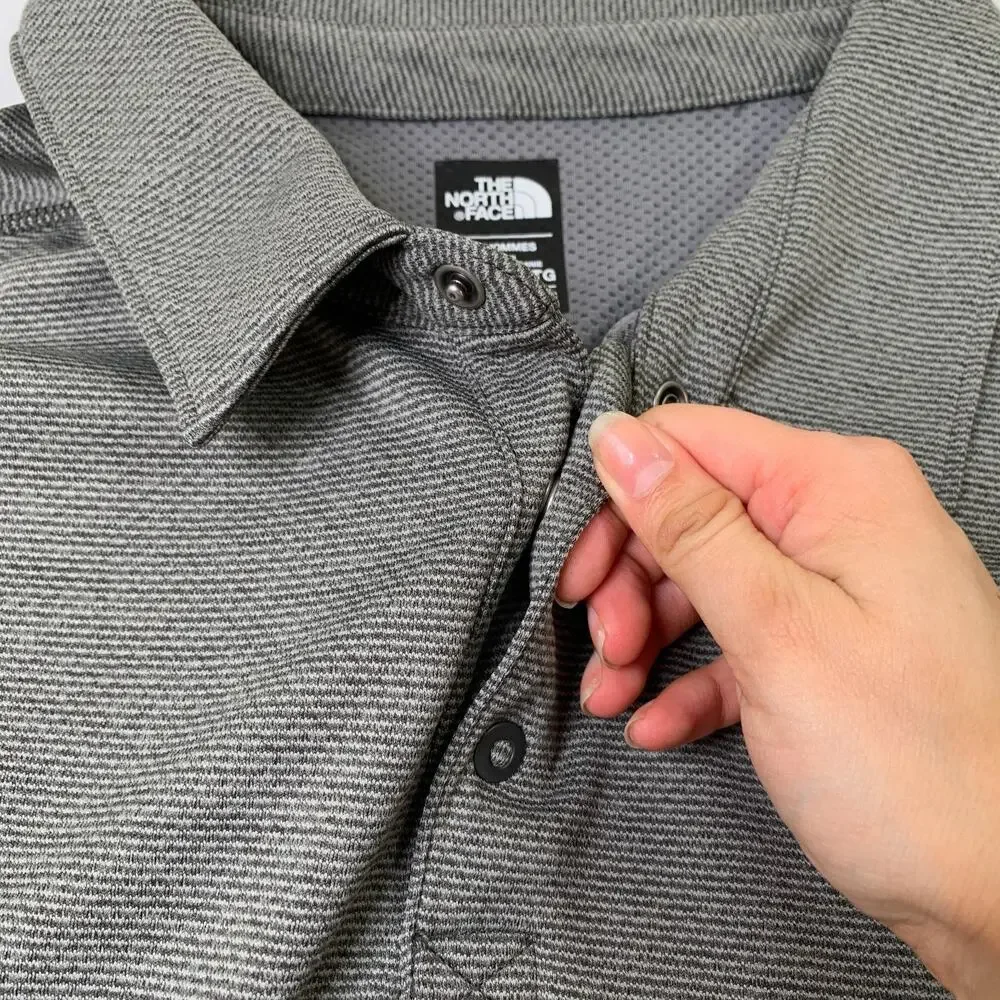 The North Face Shirt Mens XXL Herb Green FlashDry Horizon Polo Lightweight Golf